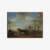 A Man and a Woman on Horseback by Philips Wouwerman - thumbnail_0_nf_673229d712f9211d49d3d82d